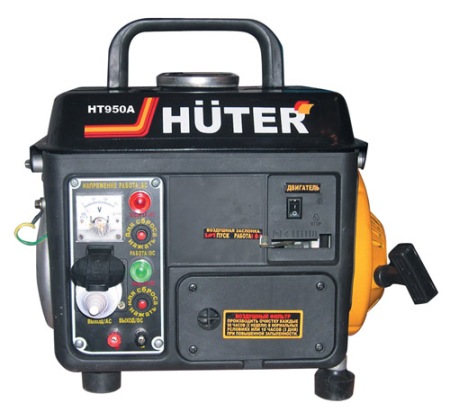Бензиновый генератор 0.65 кВт HUTER HT950A